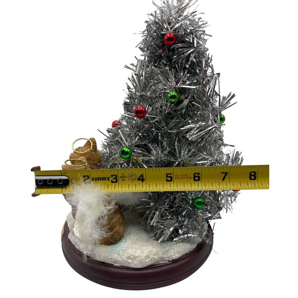 A Meow-Y Christmas To All Caroling Kitten Tree Light-Up Bradford Exchange Figuri - Picture 15 of 16